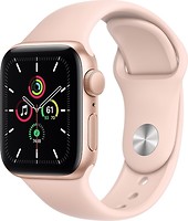 Фото Apple Watch SE GPS 40mm Gold Aluminum Case with Pink Sand Sport Band (MYDN2)