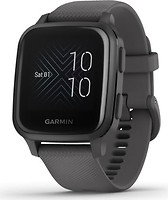 Фото Garmin Venu Sq Slate Aluminium Bezel with Shadow Grey Case and Silicone Band (010-02427-10)