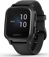 Фото Garmin Venu Sq Music Slate Aluminium Bezel with Black Case and Silicone Band (010-02426-10)