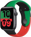 Фото Apple Watch Series 6 GPS + Cellular 40mm Space Gray Aluminum Case with Black Unity Sport Band (MJ6Q3/MJ6R3)