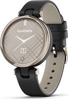 Фото Garmin Lily Classic Cream Gold Bezel with Black Case and Italian Leather Band (010-02384-B1)