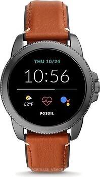 Фото Fossil Gen 5E 44mm Brown Leather (FTW4055)