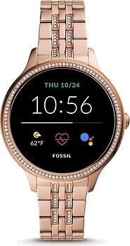 Фото Fossil Gen 5E 42mm Rose Gold-Tone Stainless Steel (FTW6073)