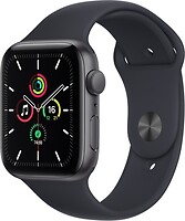 Фото Apple Watch SE GPS 44mm Space Gray Aluminum Case with Midnight Sport Band (MKQ63)