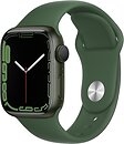 Фото Apple Watch Series 7 GPS 45mm Green Aluminum Case with Clover Sport Band (MKN73)