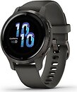 Фото Garmin Venu 2S Slate Stainless Steel Bezel with Graphite Case and Silicone Band (010-02429-00)
