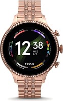 Фото Fossil Gen 6 Rose Gold-Tone Stainless Steel (FTW6077)