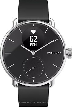 Фото Withings ScanWatch 38mm Black & Silver
