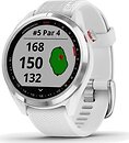Фото Garmin Approach S42 Polished Silver with White Band (010-02572-01)