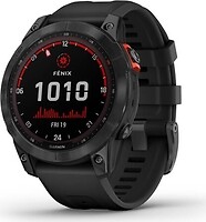 Фото Garmin Fenix 7 Solar Slate Grey with Black Band (010-02540-11)