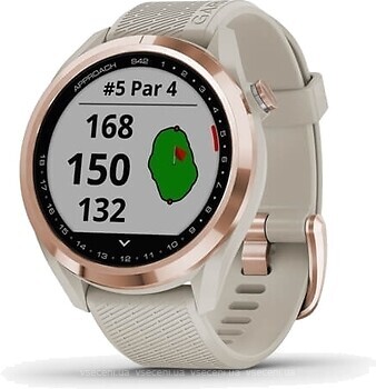 Фото Garmin Approach S42 Rose Gold with Light Sand Band (010-02572-02)