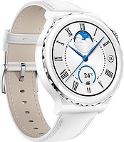 Фото Huawei Watch GT 3 Pro 43mm Ceramic with White Leather