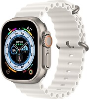 Фото Apple Watch Ultra GPS + Cellular 49mm Titanium Case with White Ocean Band (MNHF3/MNH83)