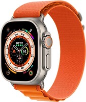 Фото Apple Watch Ultra GPS + Cellular 49mm Titanium Case with Orange Alpine Loop (MQFM3/MNHH3/MQFL3)