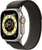 Фото Apple Watch Ultra GPS + Cellular 49mm Titanium Case with Black/Gray Trail Loop (MQFW3/MQFX3)