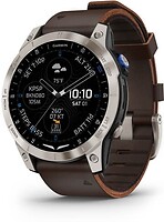 Фото Garmin D2 Mach 1 Aviator Smartwatch with Oxford Brown Leather Band (010-02582-54/55)
