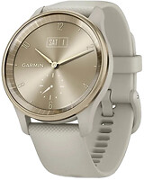 Фото Garmin Vivomove Trend Cream Gold Stainless Steel Bezel with French Gray Case and Silicone Band (010-02665-02)