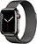 Фото Apple Watch Series 7 GPS + Cellular 41mm Graphite Stainless Steel Case with Graphite Milanese Loop (MKHK3/MKJ23/MKLF3)