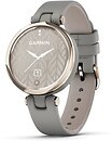 Фото Garmin Lily Classic Cream Gold Bezel with Braloba Gray Case and Italian Leather Band (010-02384-B2)