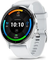 Фото Garmin Venu 3 Silver Stainless Steel Bezel with Whitestone Case and Silicone Band (010-02784-00)