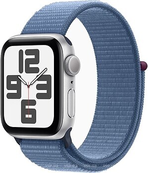 Фото Apple Watch SE 2 GPS 40mm Silver Aluminium Case with Winter Blue Sport Loop (MRE33)