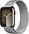 Фото Apple Watch Series 9 GPS + Cellular 45mm Silver Stainless Steel Case with Silver Milanese Loop (MRMQ3)