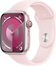 Фото Apple Watch Series 9 GPS + Cellular 45mm Pink Aluminum Case with Light Pink Sport Band (MRMK3)