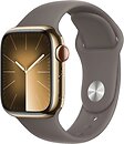 Фото Apple Watch Series 9 GPS + Cellular 41mm Gold Stainless Steel Case with Clay Sport Band (MRJ63)