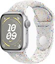 Фото Apple Watch Series 9 GPS 41mm Silver Aluminium Case with Nike Pure Platinum Sport Band (MR9M3,MUUL3)