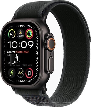 Фото Apple Watch Ultra 2 GPS + Cellular 49mm Black Titanium Case with Black Trail Loop (MX4U3)