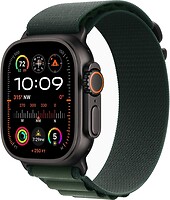 Фото Apple Watch Ultra 2 GPS + Cellular 49mm Black Titanium Case with Dark Green Alpine Loop