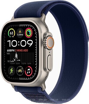 Фото Apple Watch Ultra 2 GPS + Cellular 49mm Natural Titanium Case with Blue Trail Loop