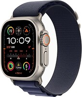 Фото Apple Watch Ultra 2 GPS + Cellular 49mm Natural Titanium Case with Navy Alpine Loop (MYT33+MXN03)