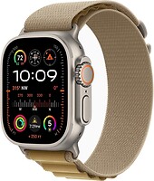 Фото Apple Watch Ultra 2 GPS + Cellular 49mm Natural Titanium Case with Tan Alpine Loop (MX4H3)