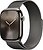 Фото Apple Watch Series 7 GPS + Cellular 41mm Silver Titanium Case with Graphite Milanese Loop (ML8U3,ML743)