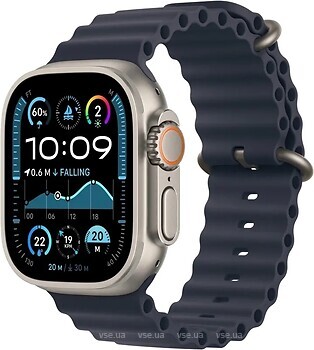 Фото Apple Watch Ultra 2 GPS 49mm Natural Titanium Case with Navy Ocean Band