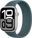 Фото Apple Watch Series 10 GPS 46mm Silver Aluminium Case with Lake Green Solo Loop (MWX03+MXLR3)