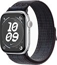Фото Apple Watch Series 10 GPS 46mm Silver Aluminum Case with Black/Blue Nike Sport Loop (MWX03,MYJD3)