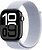 Фото Apple Watch Series 10 GPS 46mm Jet Black Aluminum Case with Blue Cloud Sport Loop (MWX13+MXL53)