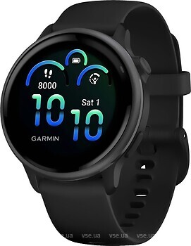 Фото Garmin Vivoactive 6 Slate with Black Band (010-02985-00)