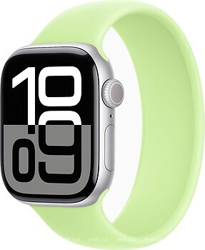 Фото Apple Watch Series 10 GPS 42mm Silver Aluminum Case with Nothern Lights Solo Loop (MWWW3+MDQ84)