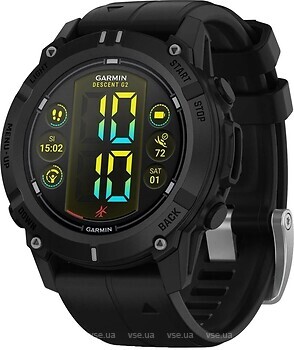 Фото Garmin Descent G2 Black with Black Band (010-02986-00)