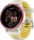 Фото Garmin Forerunner 570 42mm Raspberry Aluminum with Translucent Bone/Mango Band (010-02970-02)
