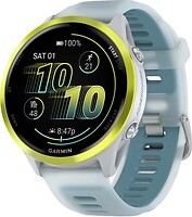 Фото Garmin Forerunner 570 47mm Amp Yellow Aluminum with Translucent Whitestone/Turquoise Band (010-02971-01)