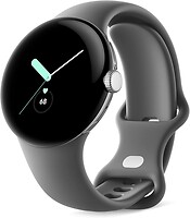Фото Google Pixel Watch LTE Polished Silver Case Hazel Active band (GA03304)