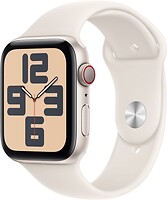 Фото Apple Watch SE GPS + Cellular 44mm Starlight Aluminium Case with Starlight Sport Band (MXGU3QH/A)