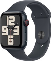 Фото Apple Watch SE GPS + Cellular 44mm Midnight Aluminium Case with Midnight Sport Band (MXGL3QH/A)