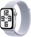 Фото Apple Watch SE GPS + Cellular 40mm Silver Aluminium Case with Blue Cloud Sport Loop (MXGE3QH/A)