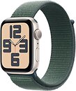 Фото Apple Watch SE GPS + Cellular 44mm Starlight Aluminium Case with Lake Green Sport Loop (MXGV3QH/A)