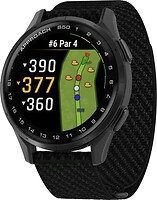 Фото Garmin Approach S50 Slate Aluminum Bezel with Black ComfortFit Nylon Band(010-03010-00)